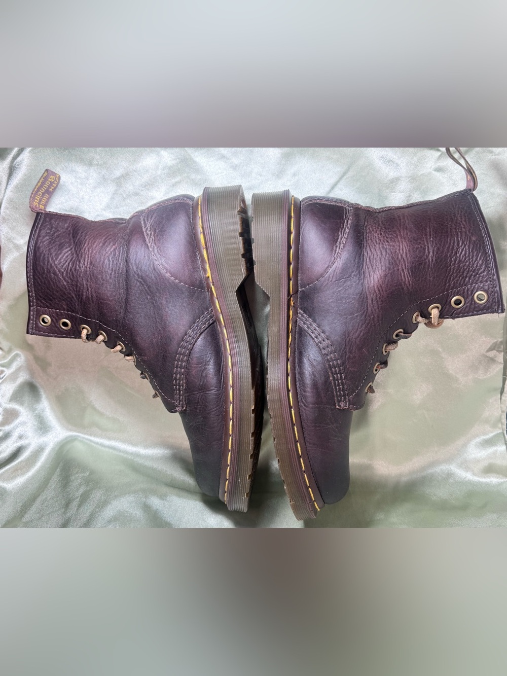 Doc Martens “For life” Classic Brown Leather Lace-Up Boots with Leather Laces 38 - Picture 5 of 12